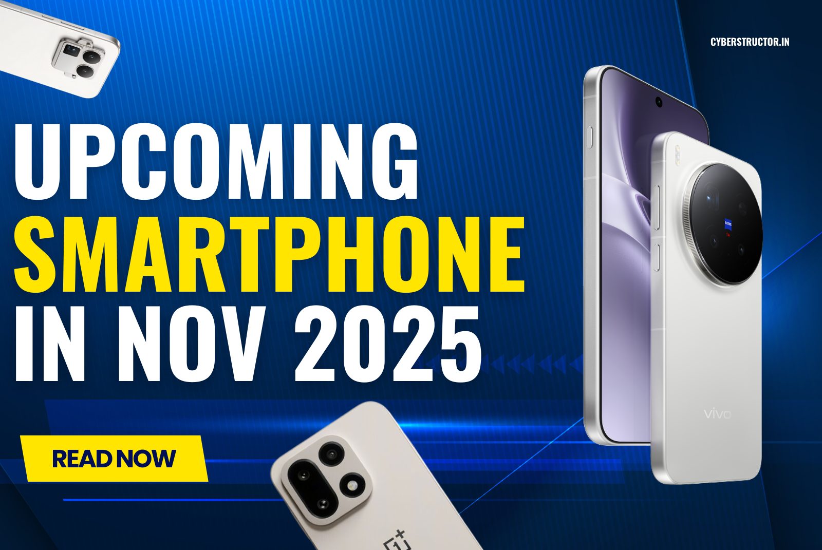 Upcoming smartphones in November 2025