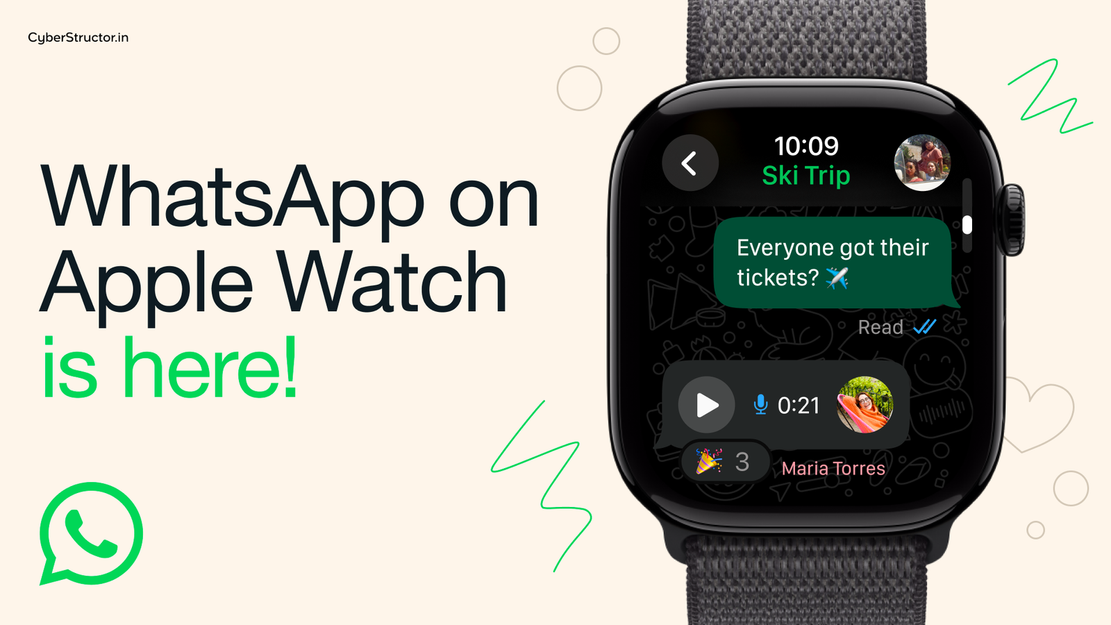 whatsapp apple watch update
